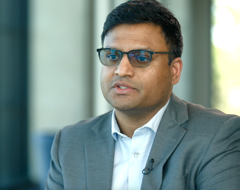 Dr. Sunishka Wimalawansa looks at the interviewer in a still photo from a video interview