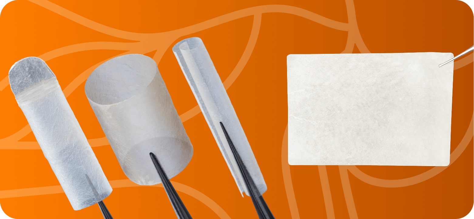 Axoguard Nerve Cap, Axoguard Nerve Connector, Axoguard Nerve Protector and Avive+ Soft Tissue Matrix